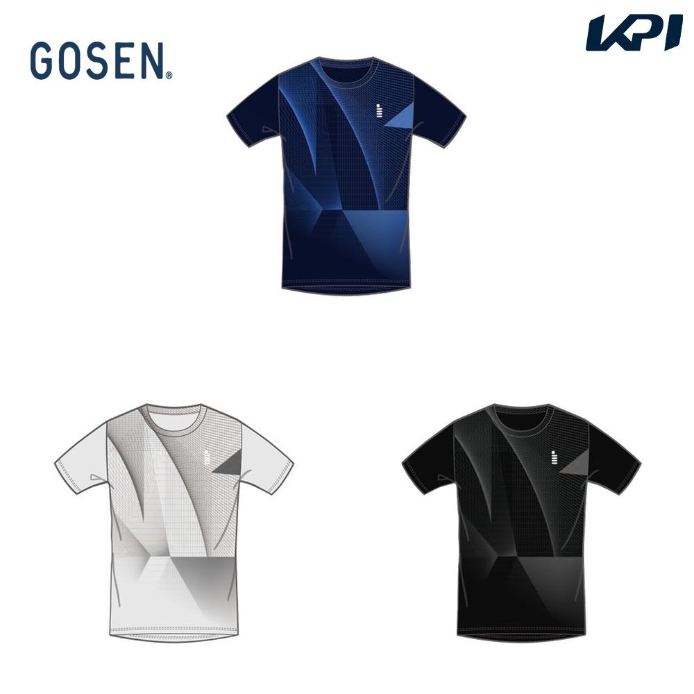 ゴーセン GOSEN テニスウェア ユニセックス   2025秋企画 昇華Tシャツ A JPT57 2025FW