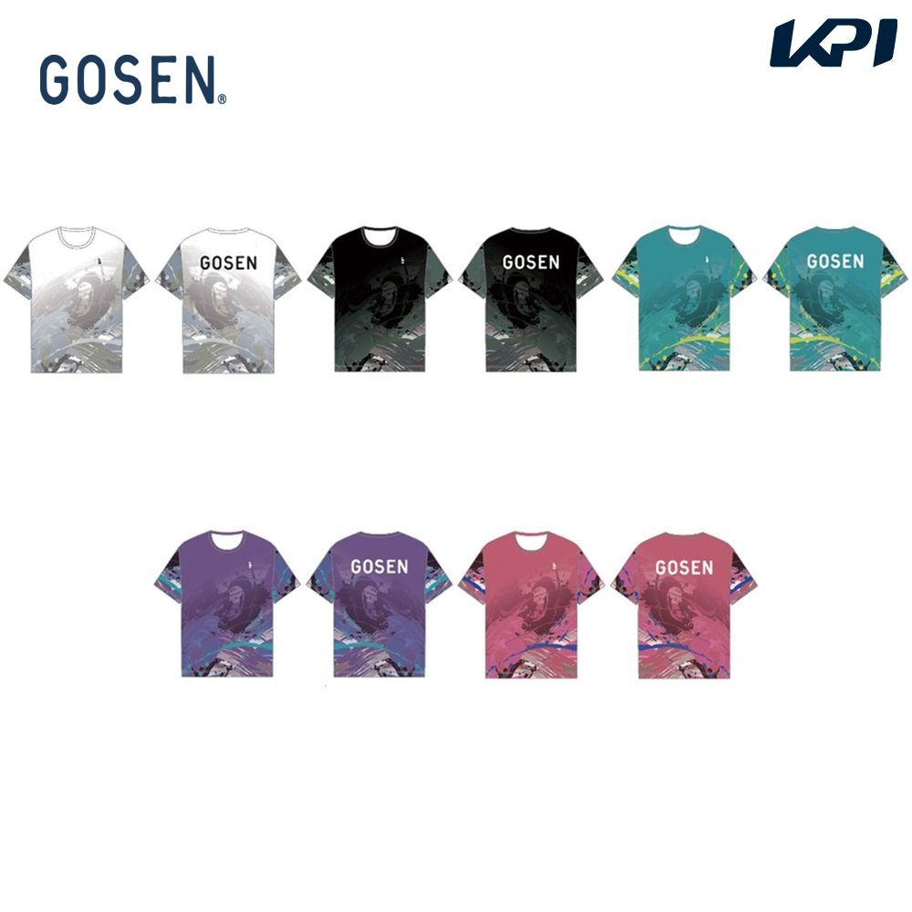 GOSEN（ゴーセン） テニスウェア ユニセックス 昇華Tシャツ B 2026夏