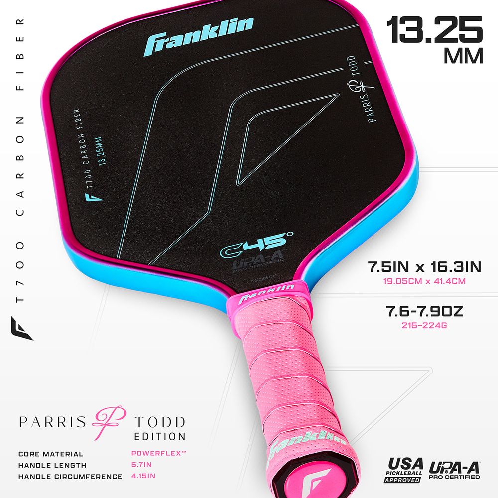 フランクリン Franklin ピックルボールラケット C45° CARBON PADDLE