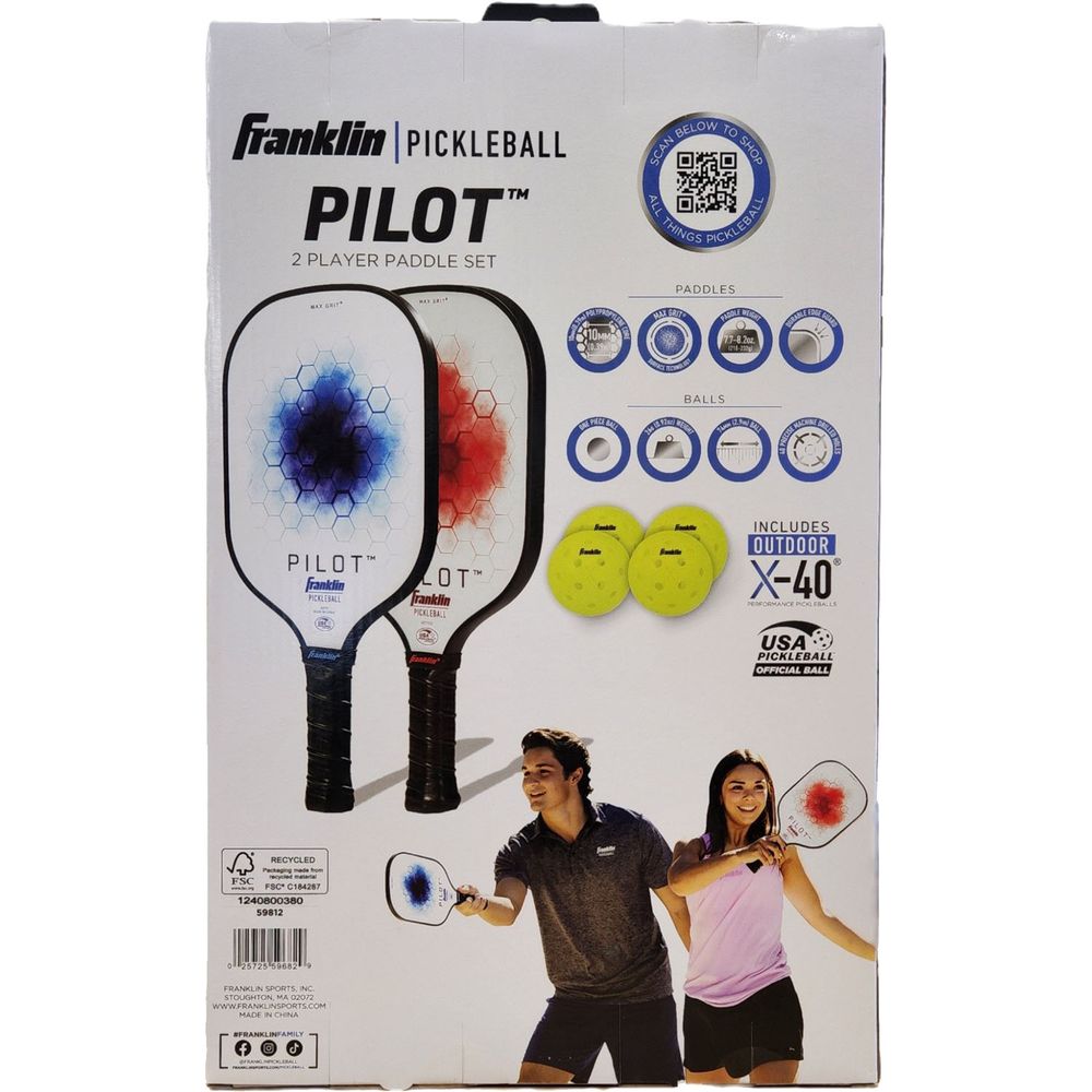 ピックルボールパドル Franklin フランクリン Pilot PP 2 Player Set