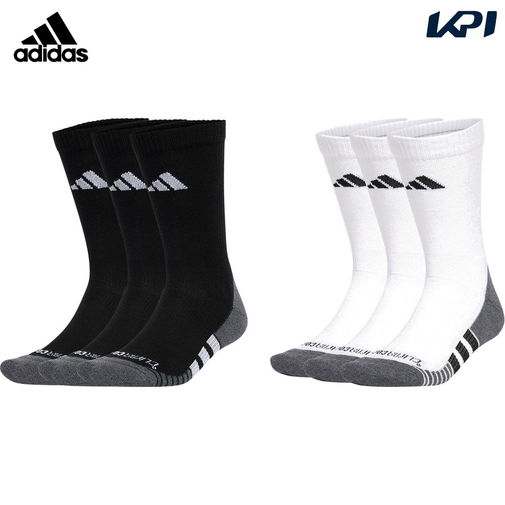 アディダス adidas マルチSPウェア ユニセックス   パフォーマンス クライマクール クッション クルーソックス3足組 KTL96 2025SS