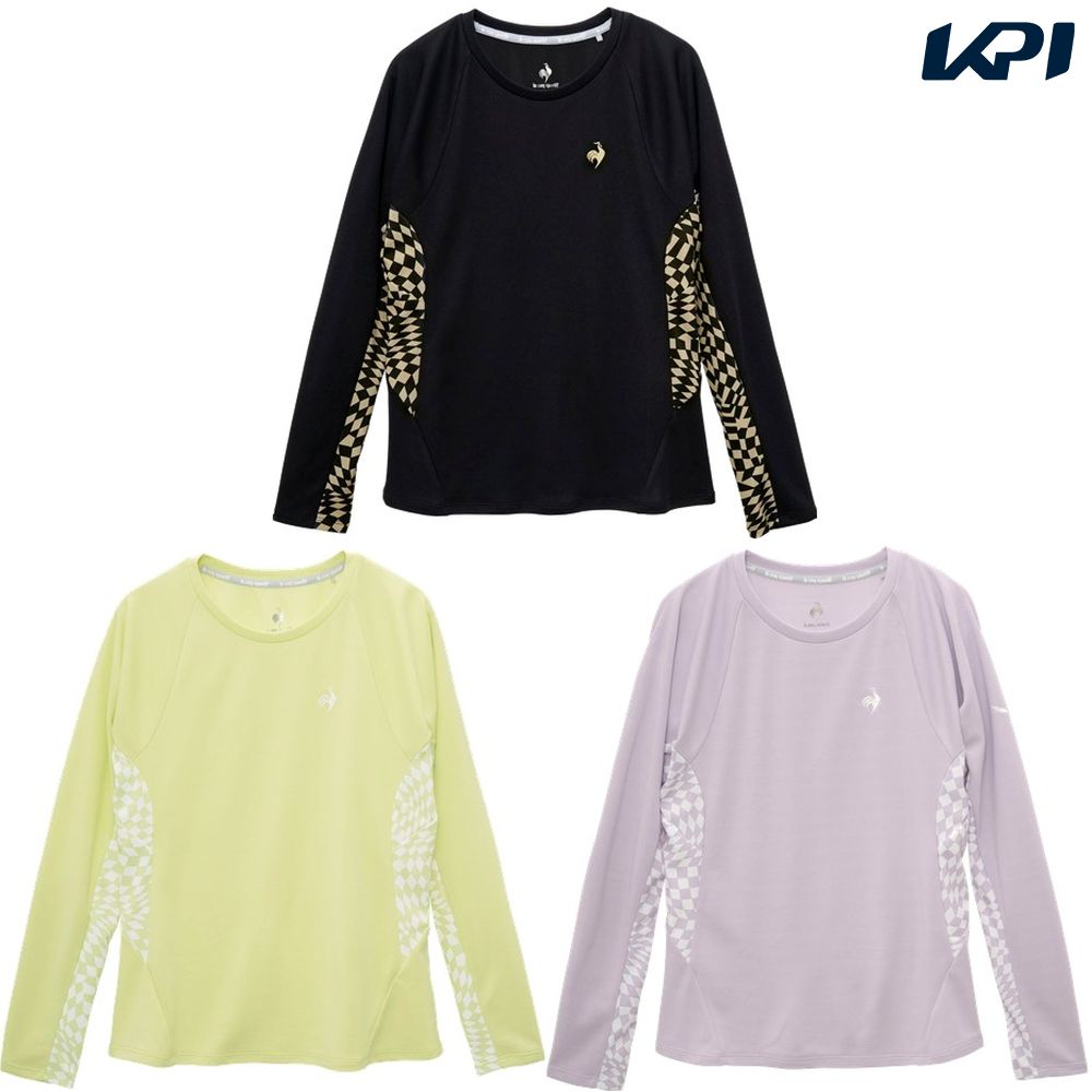 ルコック le coq sportif テニスウェア レディース   Aile forme グラフィック長袖ゲームシャツ LN5SLT10L 2025SS