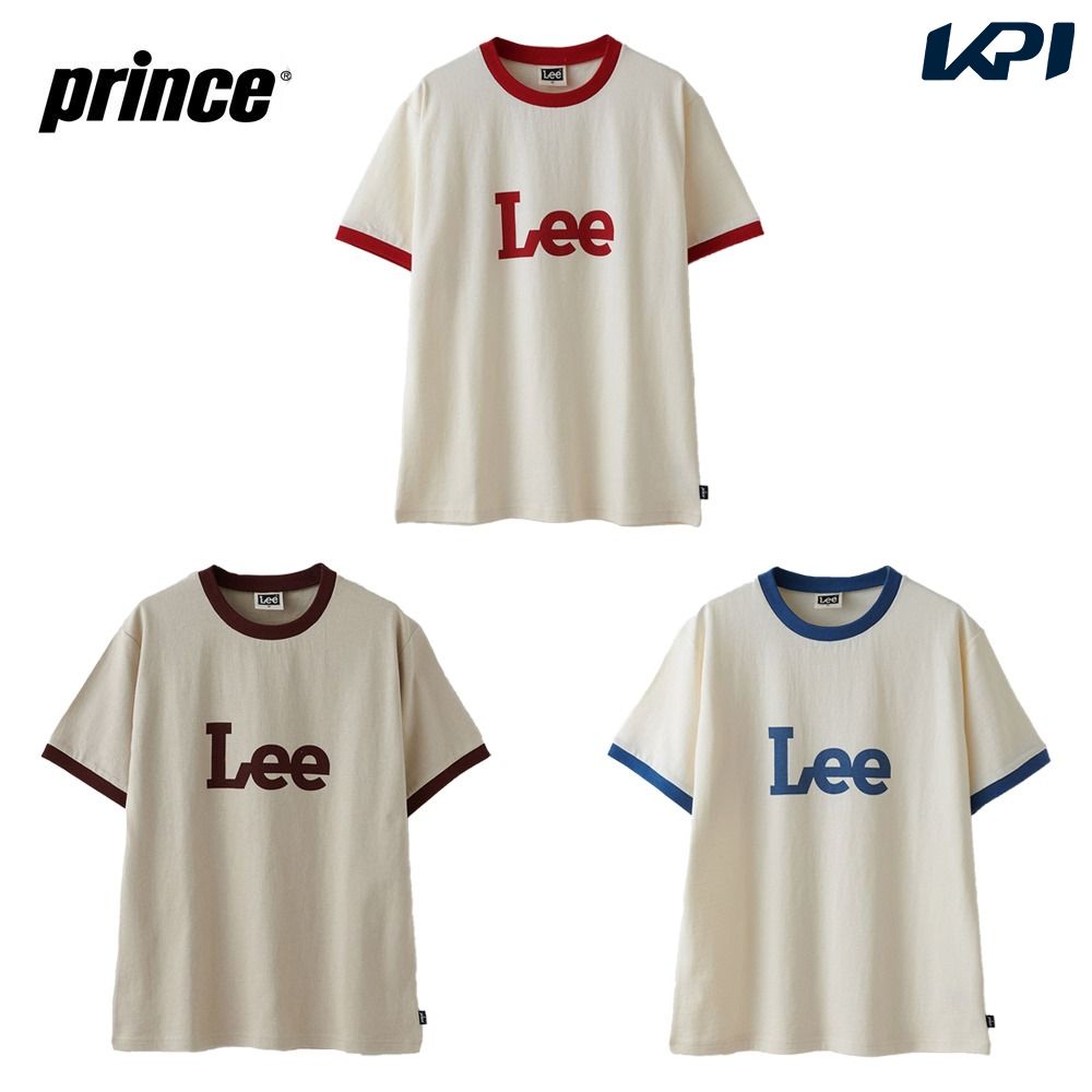プリンス Prince × Lee コラボ Prince テニスウェア ユニセックス ロゴ Tシャツ LT2942  ベストセラー