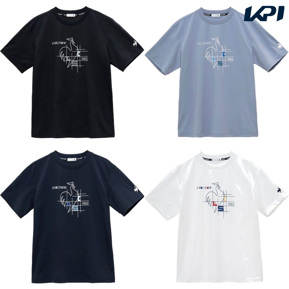 ルコック le coq sportif テニスウェア メンズ   ヘランカサンスクリーン半袖Tシャツ LT5SHT01M 2025SS