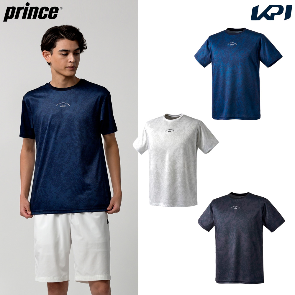 プリンス Prince テニスウェア メンズ   ゲームシャツ MS4004 2024SS