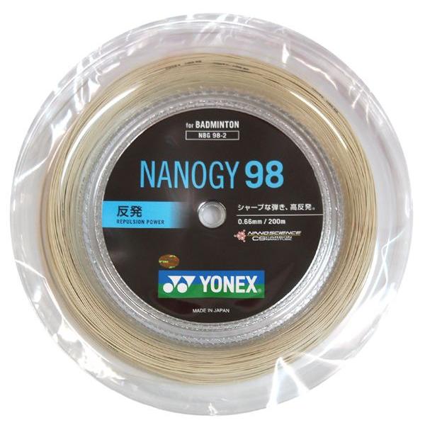 YONEX ヨネックス 「NANOGY98 ナノジー98 NBG98」バドミントンストリング ガット｜kpisports｜02