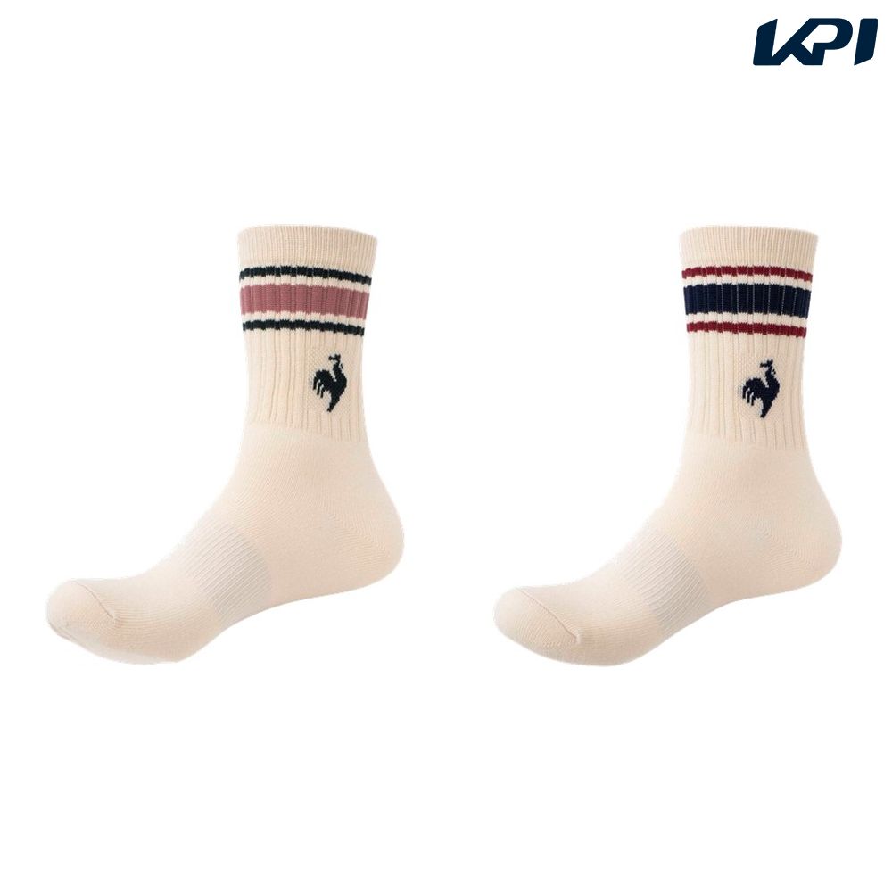 ルコック le coq sportif マルチSPアクセサリー ユニセックス   2Pミドルソックス 抗菌防臭  QMAWJB51