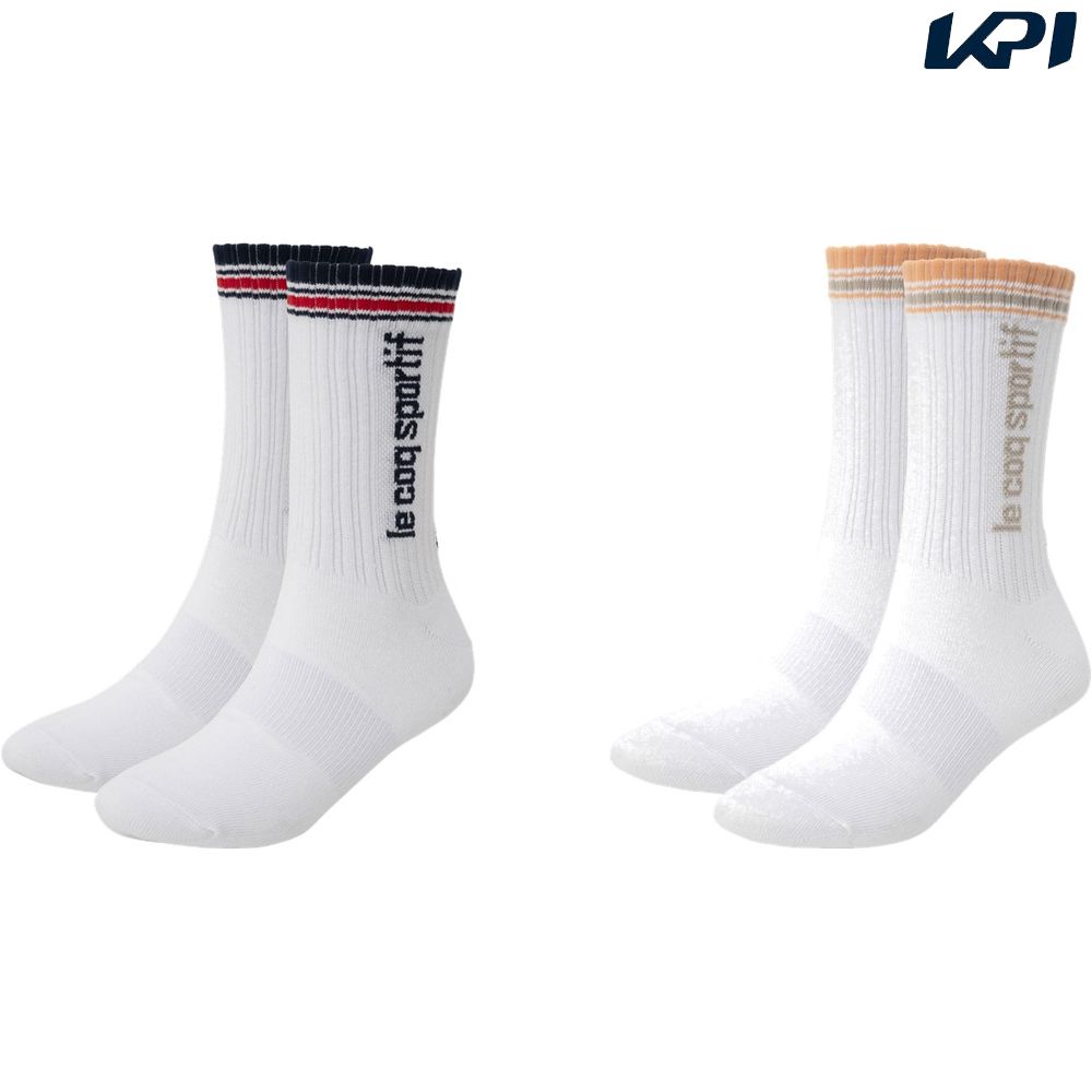 ルコック le coq sportif マルチSPアクセサリー ユニセックス   2Pミドルソックス 抗菌防臭  QMAXJB12