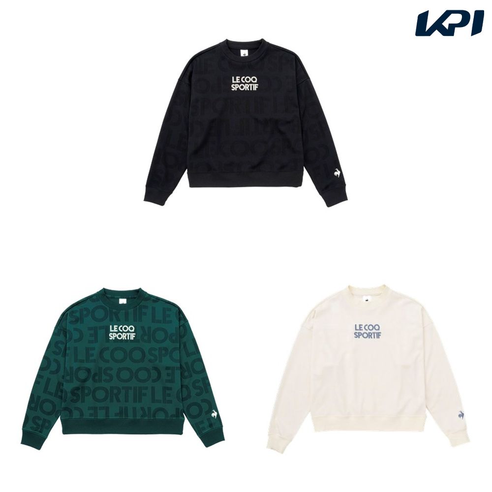 ルコック le coq sportif マルチSPウェア レディース   ジャガードニット クルーネック QMWWJC40 2023FW