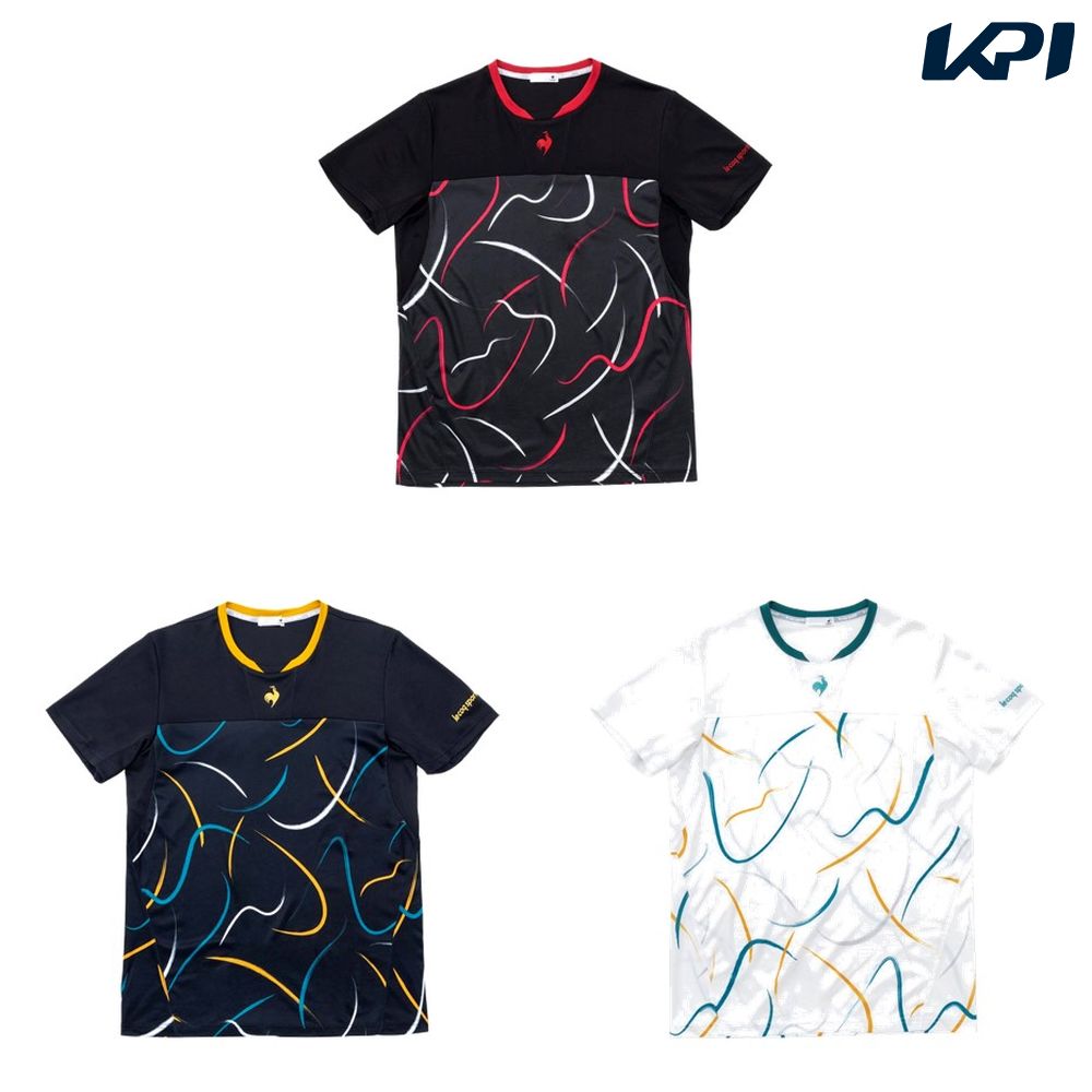 ルコック le coq sportif テニスウェア レディース   グラフィックゲームシャツ QTMWJA01 2023FW