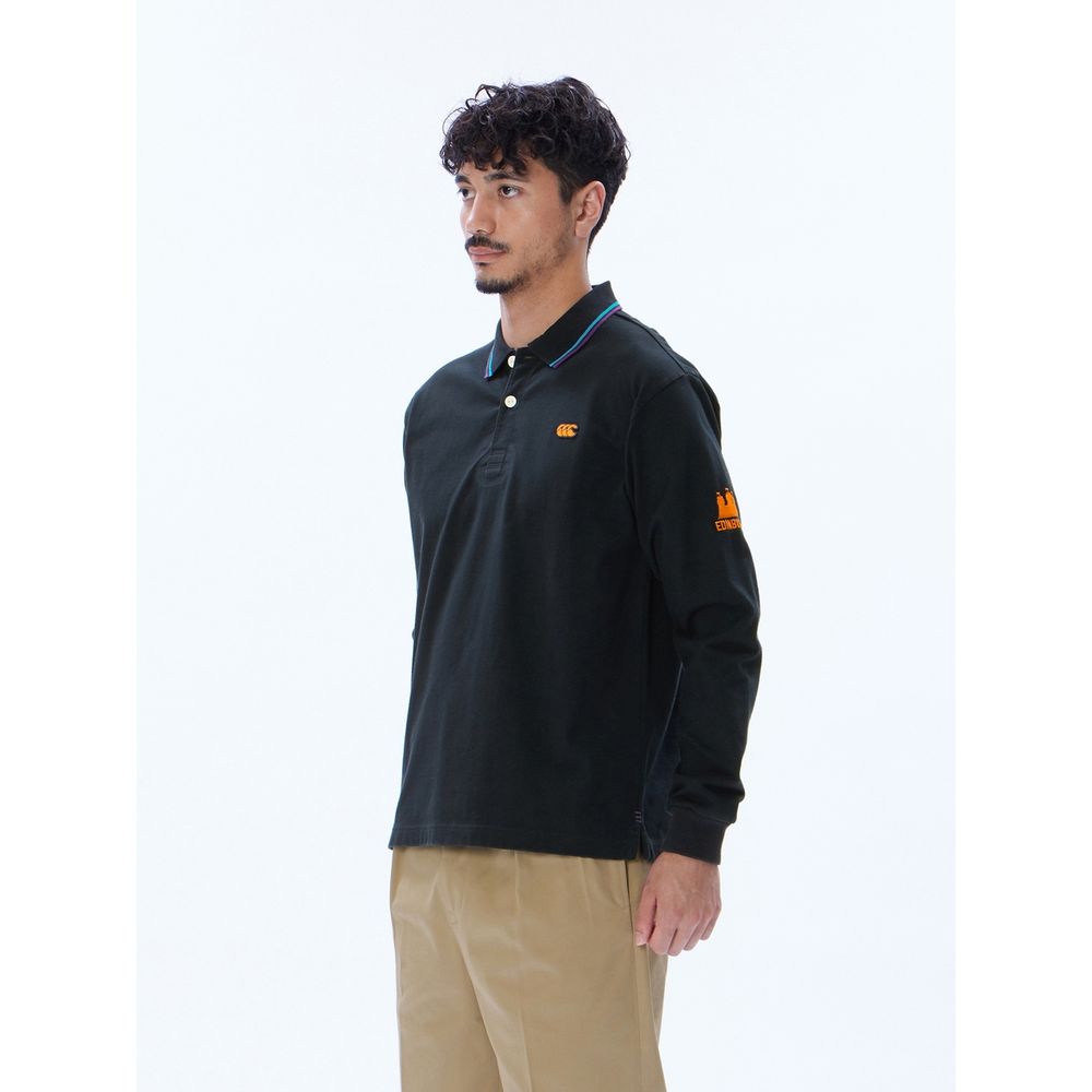 カンタベリー CANTERBURY ラグビーウェア メンズ L/S RUGGER POLO