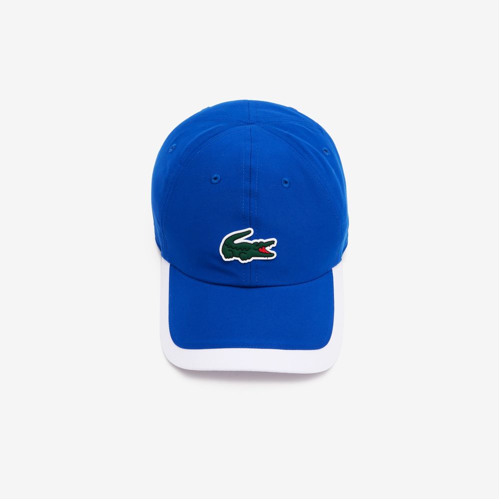 ラコステ LACOSTE テニスアクセサリー・帽子 メンズ   バイカラーバイザークロックキャップ RK5398-99-NUV 2024SS 『即日出荷』｜kpisports｜03