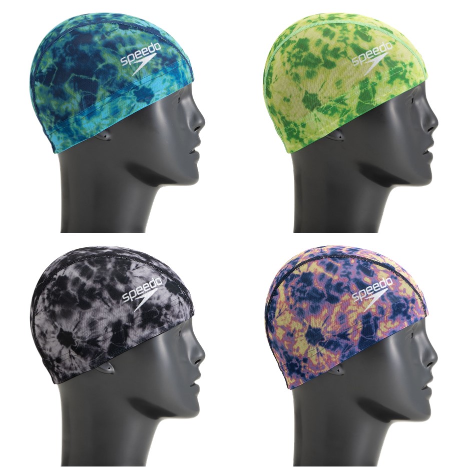 スピード Speedo 水泳キャップ・バイザー  TIEDYE MESH CAP SE12305