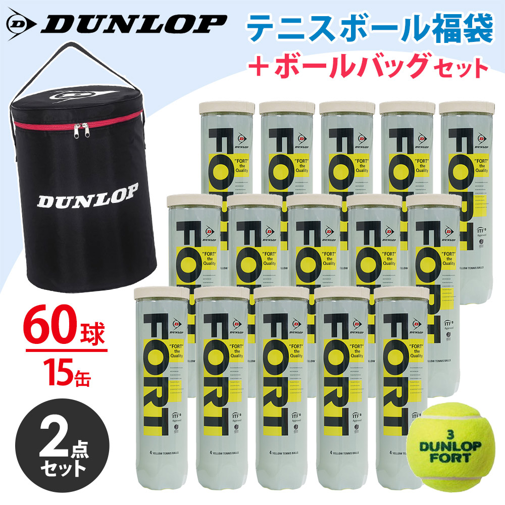 楽天市場】ダンロップ フォート2 DUNLOP FORT2 1箱 30缶 60球入