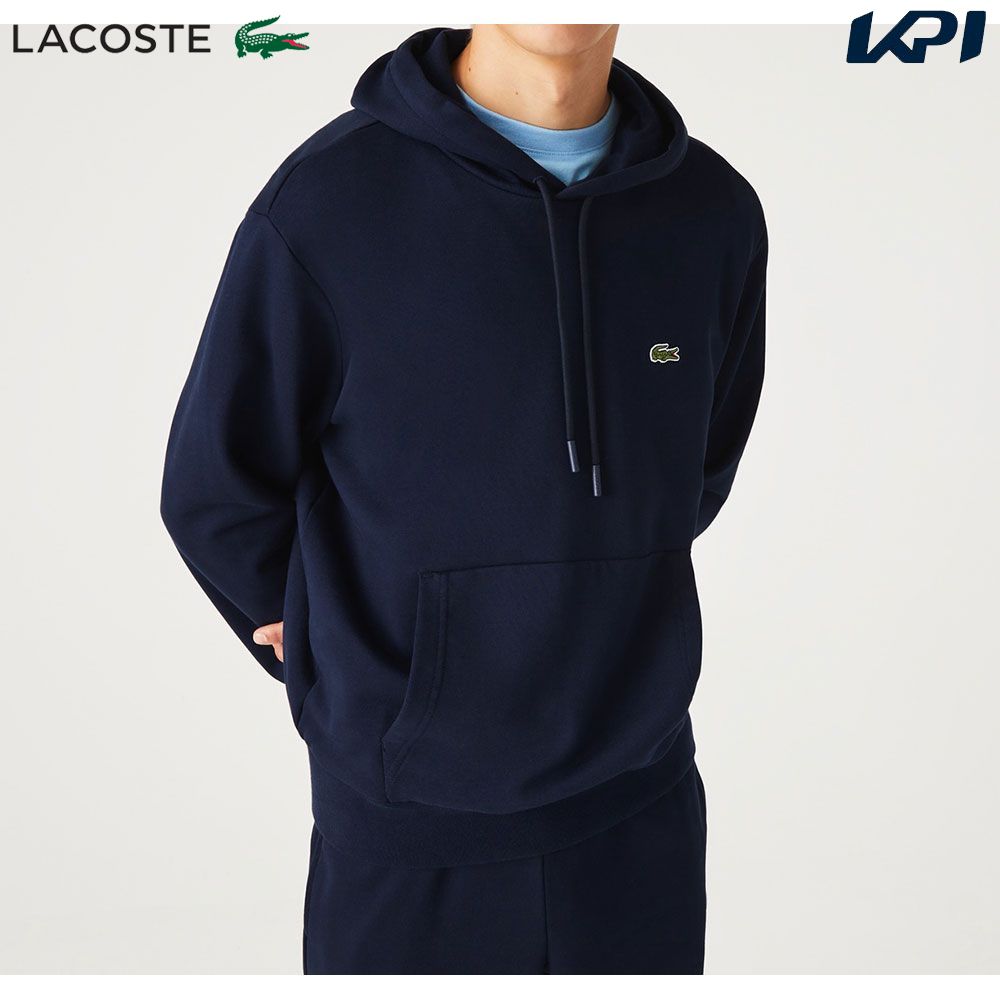 『即日出荷』ラコステ LACOSTE テニスウェア メンズ エッセンシャルフードスウェット SH2567-99-166 2023SS