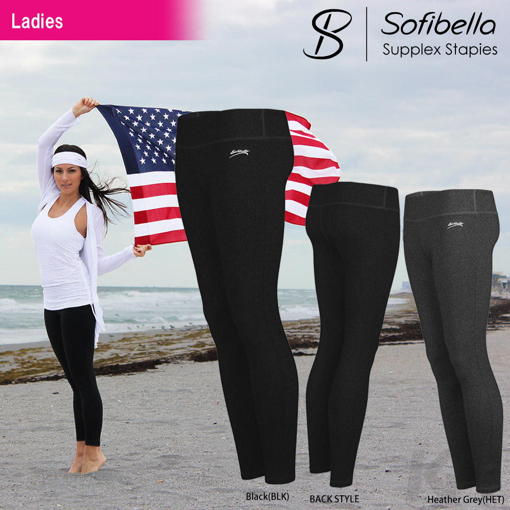 Sofibella ソフィベラ 「Supplex Staples サプレックスコレクション 　Elevation Legging SU21122」フィットネスウェア＆テニスウェア『即日出荷』