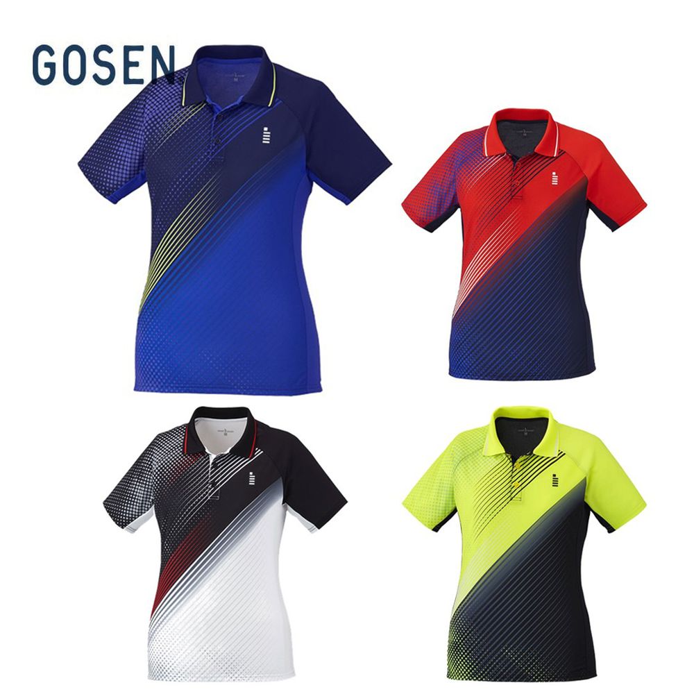 ゴーセン GOSEN テニスウェア レディース ゲームシャツ T1941 2019FW｜kpisports