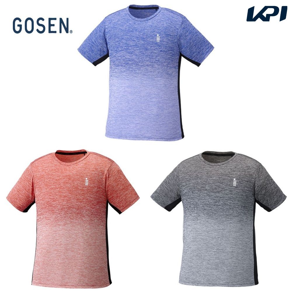 ゴーセン GOSEN テニスウェア ユニセックス ゲームシャツ T1952 2019FW｜kpisports