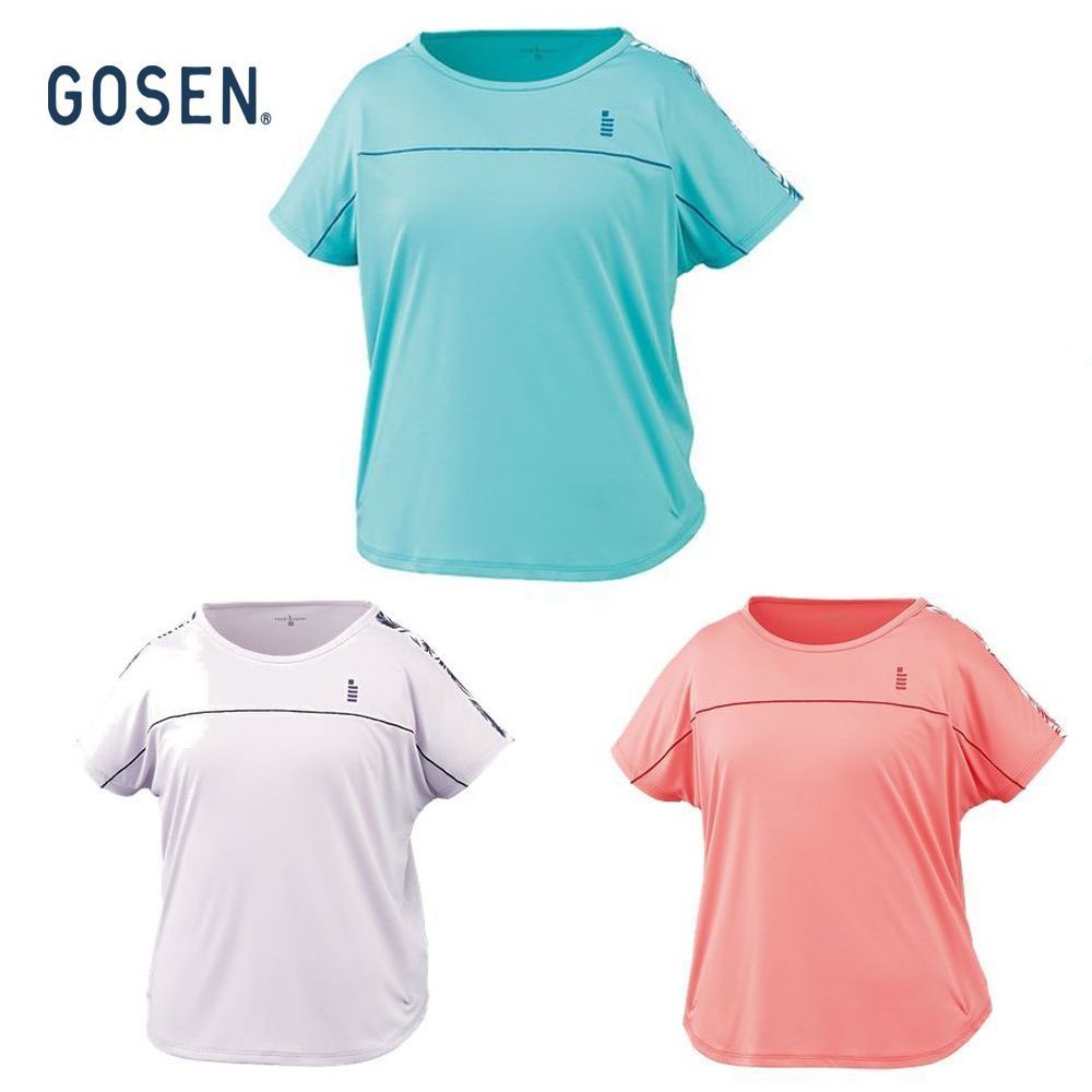 ゴーセン GOSEN テニスウェア レディース ゲームシャツ T2023 2020SS｜kpisports