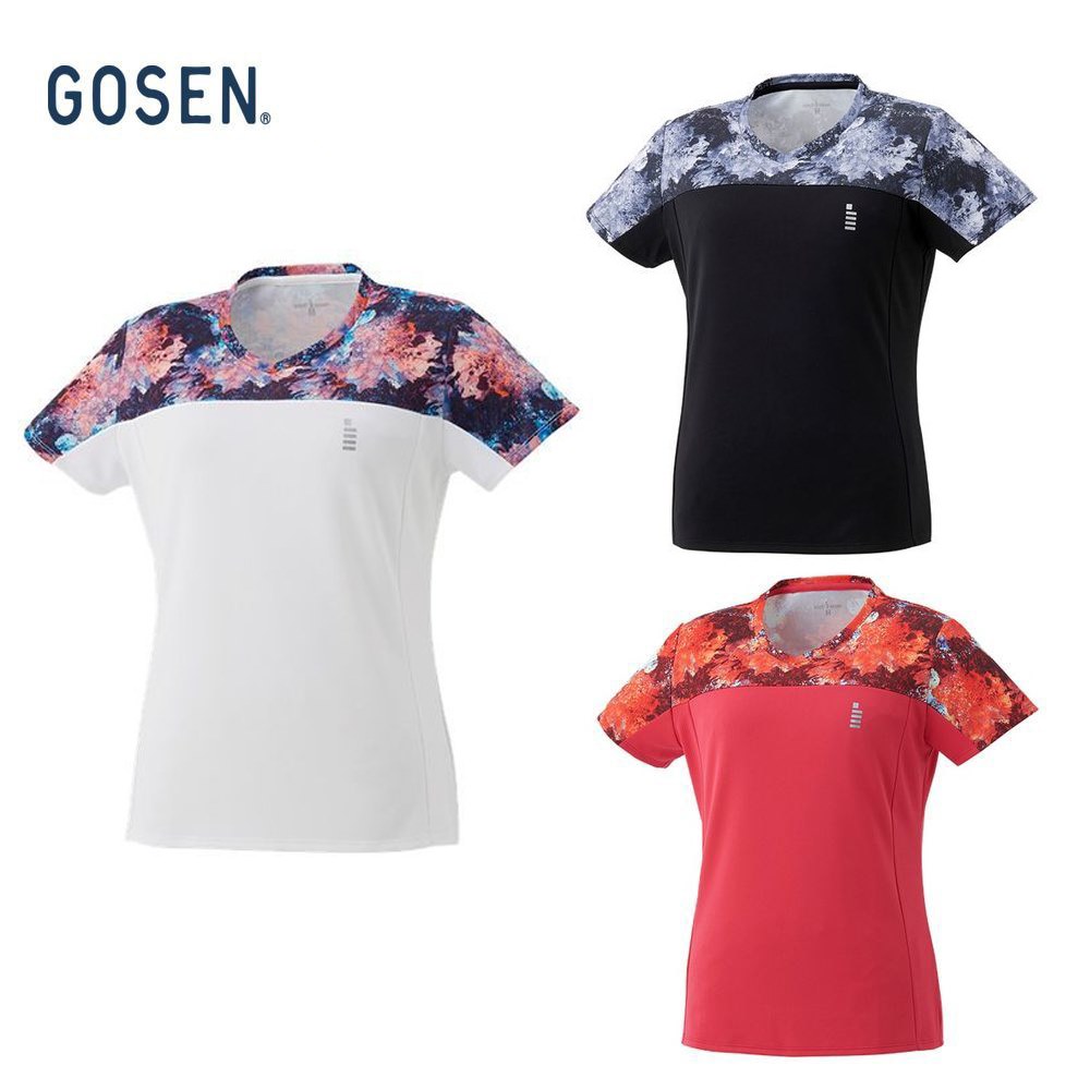 ゴーセン GOSEN テニスウェア レディース レディースゲームシャツ T2161 2021FW
