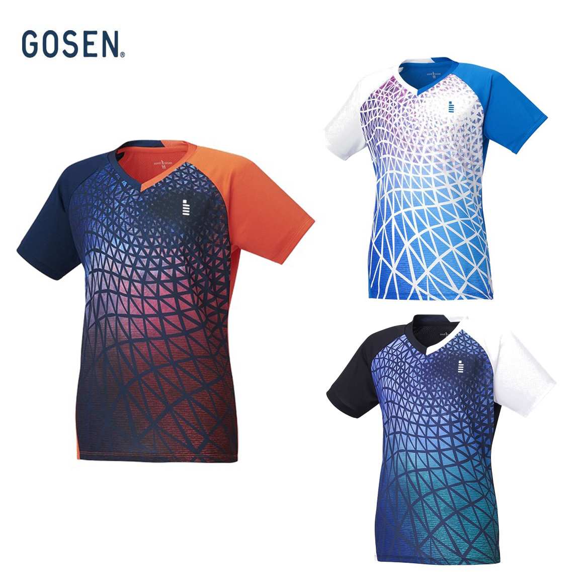 ゴーセン GOSEN テニスウェア レディース ゲームシャツ T2203 2022SS