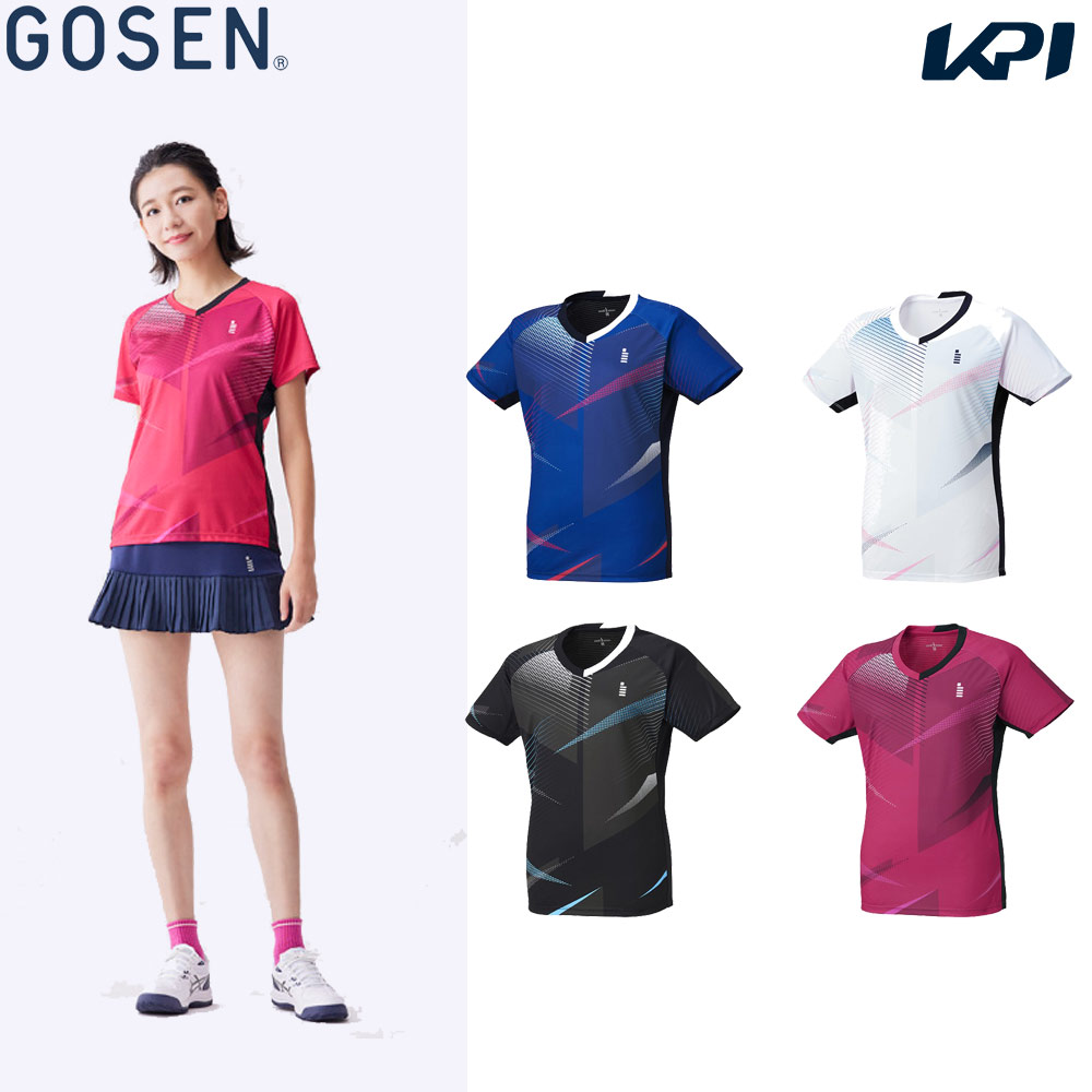 ゴーセン GOSEN テニスウェア レディース ゲームシャツ T2301 2023SS｜kpisports