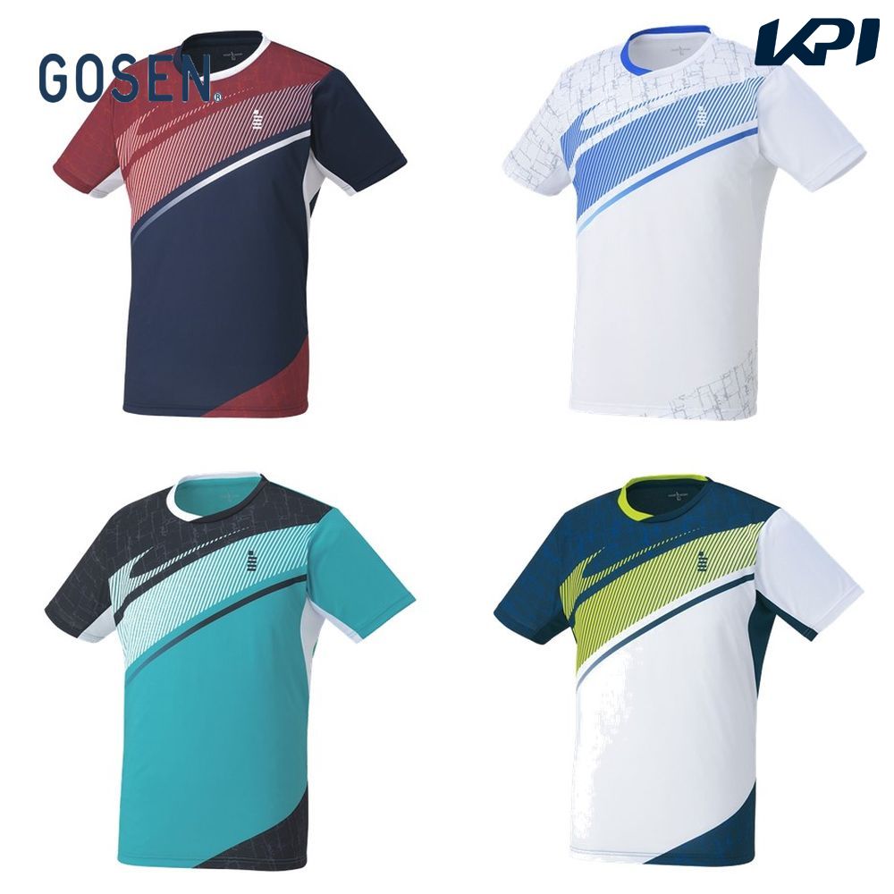 ゴーセン GOSEN テニスウェア ユニセックス ゲームシャツ T2342 2023FW｜kpisports