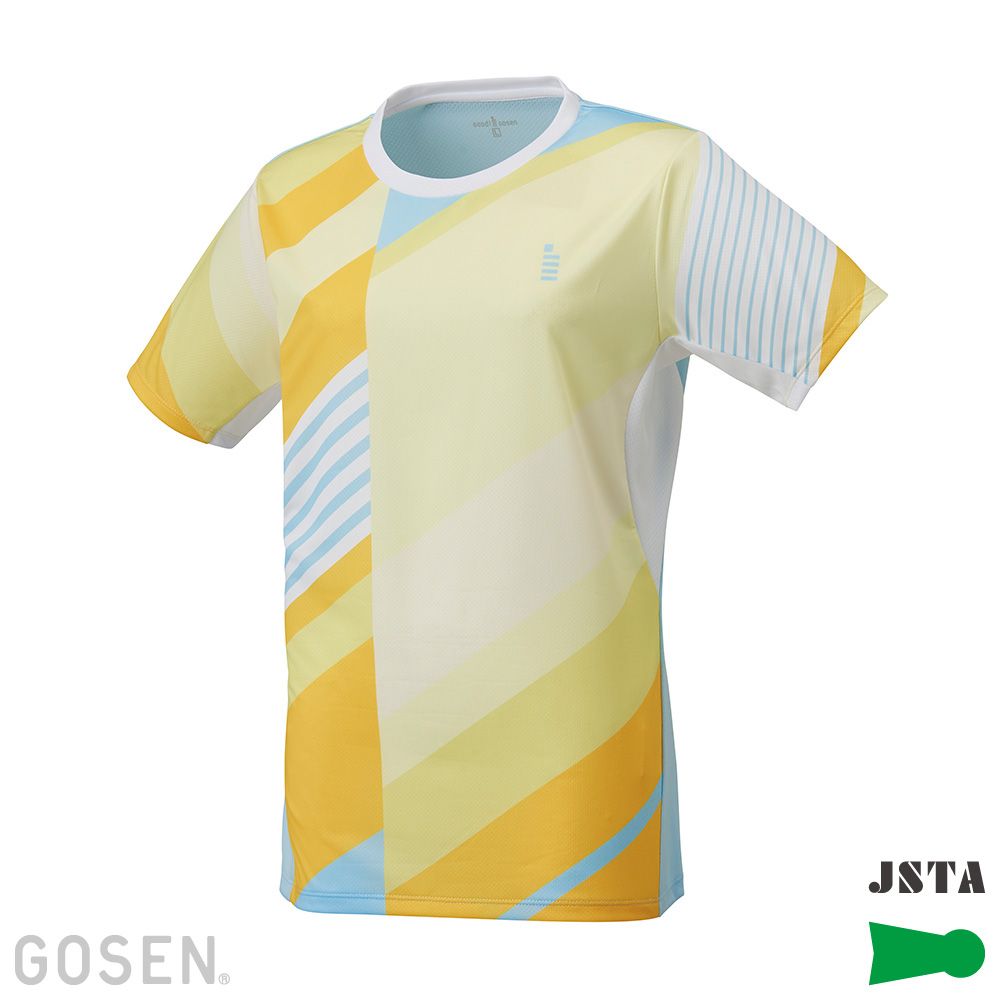 テニスゲームウェア GOSEN（ゴーセン） テニスウェア レディース ゲームシャツ T2451