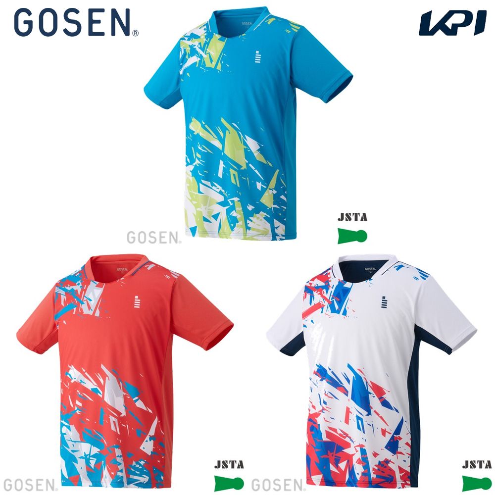 ゴーセン GOSEN テニスウェア ユニセックス   ユニ ゲームシャツ T2652 2026FW