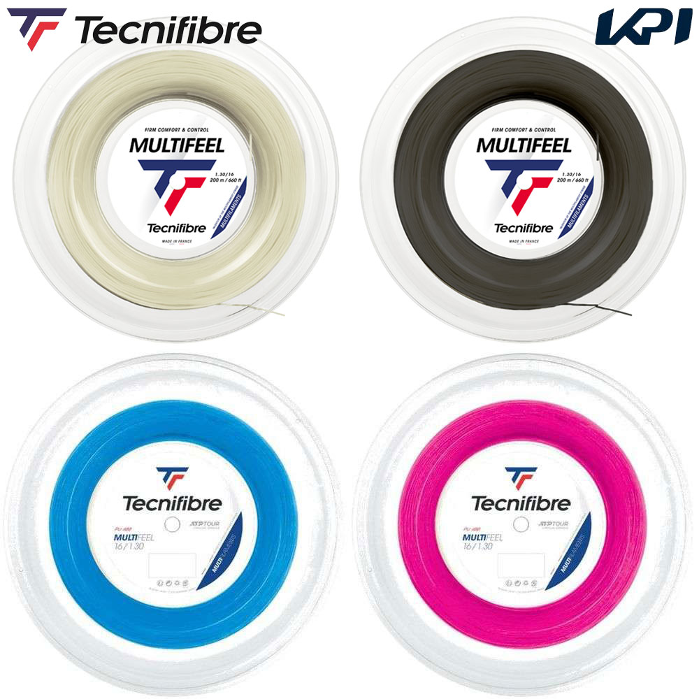 「最短当日出荷」テクニファイバー Tecnifibre テニスガット・ストリング MULTIFEEL マルチフィール 1.30mm 200mロール TFR221 TFSR203