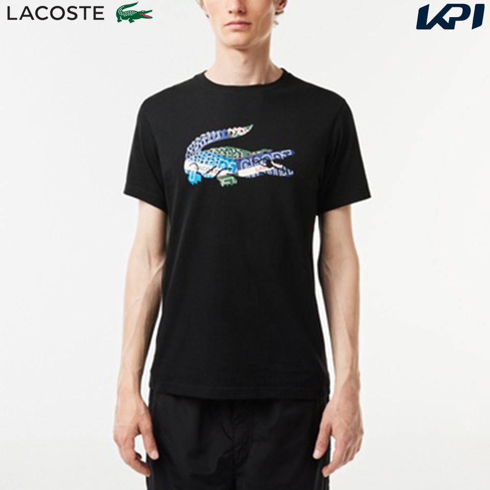 ラコステ LACOSTE テニスウェア メンズ コラージュワニロゴクルーネックTシャツ TH1801-10-031 2023FW 『即日出荷』
