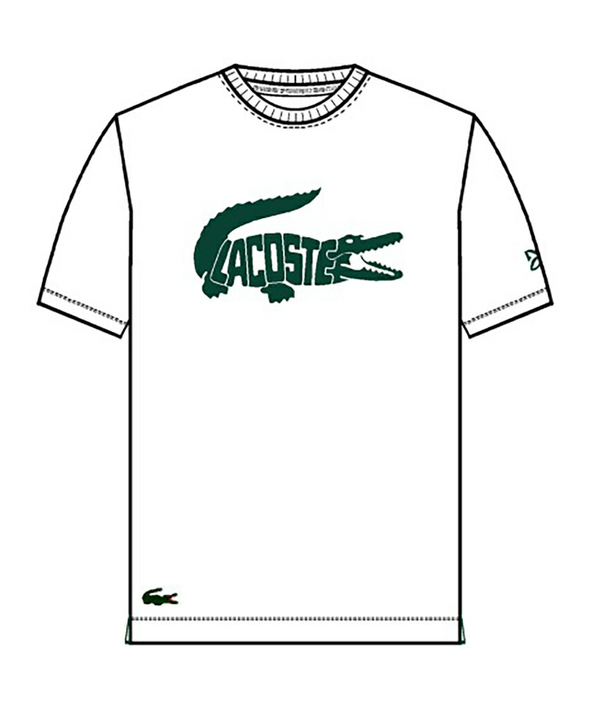 ラコステ LACOSTE テニスウェア メンズ NOVAK DJOKOVIC OFF COURT Tシャツ/カットソー TH6907L 2021FW『即日出荷』｜kpisports｜02