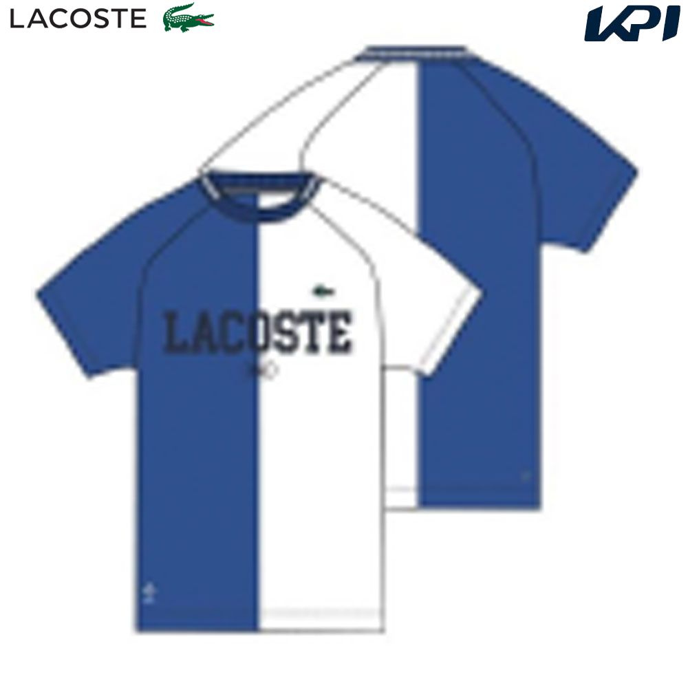 ラコステ LACOSTE テニスウェア メンズ 『ダニール・メドベージェフ』アシンメトリードライTシャツ TH7538 10 IQU 2024SS 『即日出荷』 :TH7538 10 IQU:KPIsports