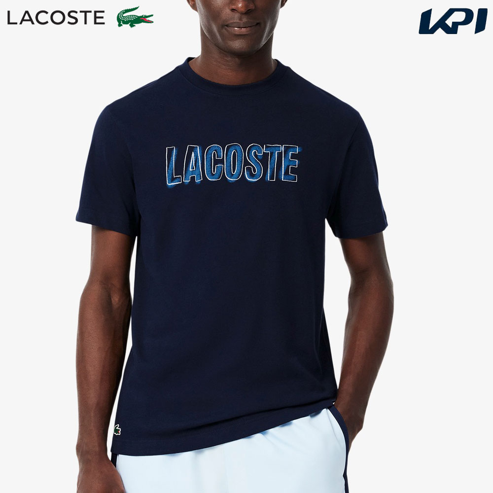 『即日出荷』ラコステ LACOSTE テニスウェア メンズ   レイヤードネームウルトラドライ Tシャツ TH8916-99-166 2025SS