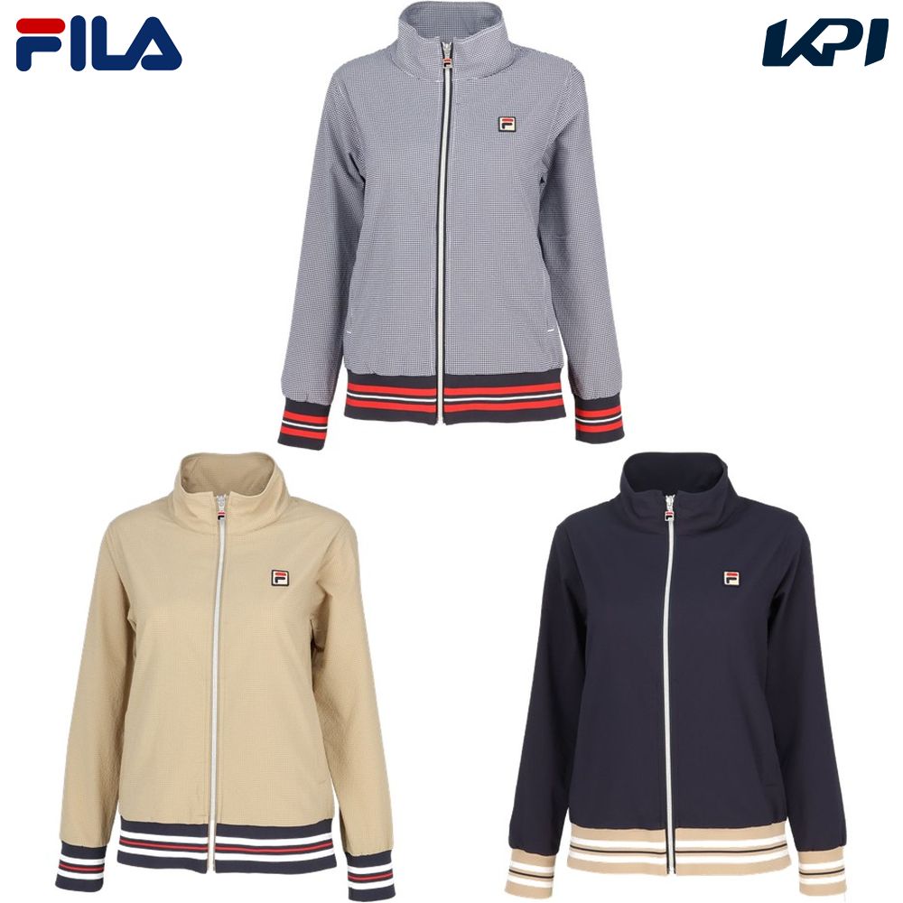 フィラ FILA テニスウェア レディース トラックジャケット VL2853 2024SS :VL2853:KPIsports