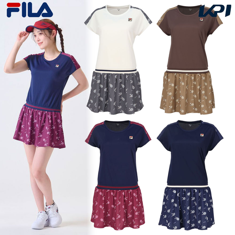 フィラ FILA テニスウェア レディース ワンピース VL2952 2024FW