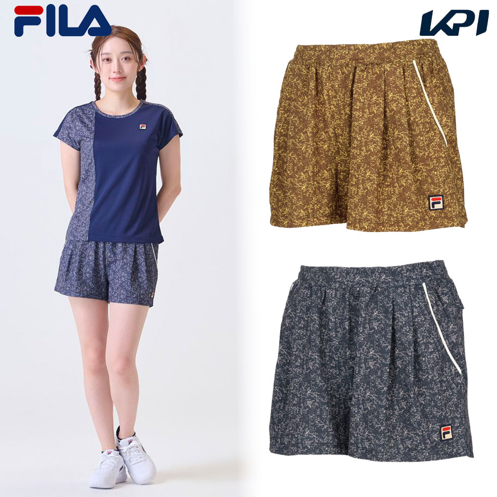 FILA - 新品！フィラ テニスウェア ショートパンツ  コーラル ブルーライト Ｌ フィラ ウェア（レディース） ]ショートパンツ／レディース