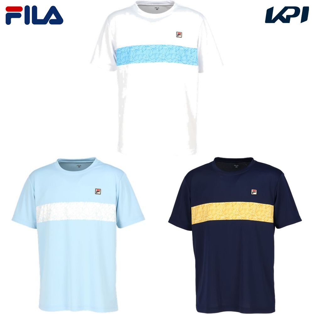 フィラ FILA テニスウェア メンズ   ゲームシャツ VM5687 2024SS