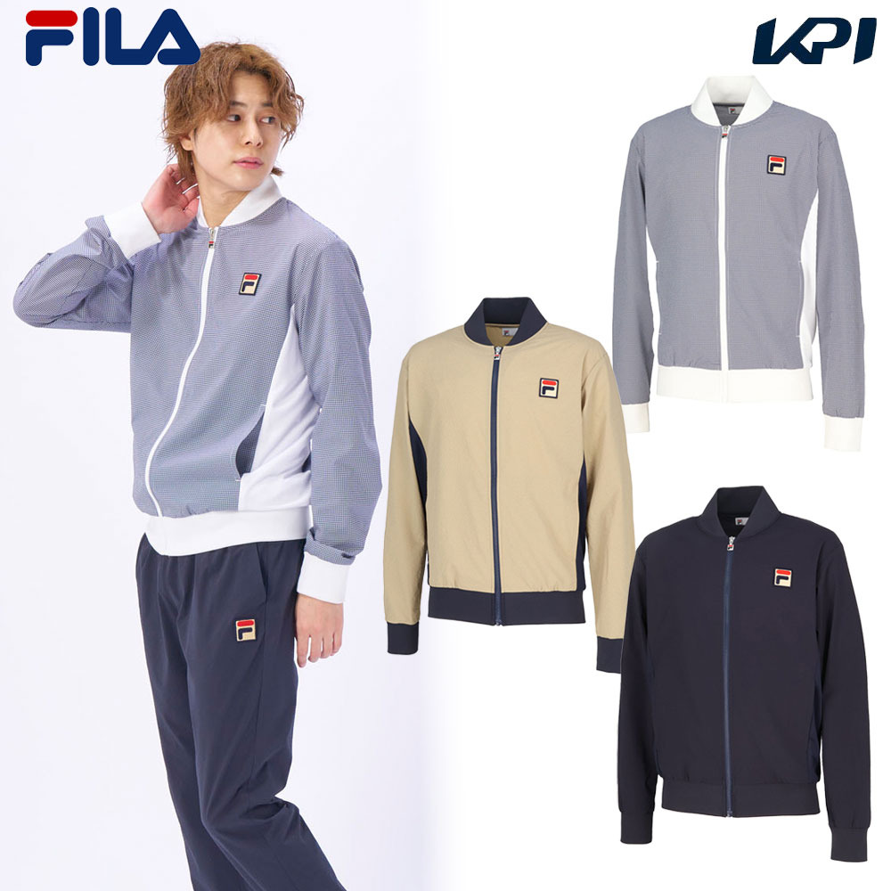 フィラ FILA テニスウェア メンズ   トラックジャケット VM5692 2024SS