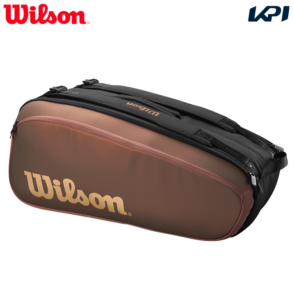 ウイルソン Wilson テニスバッグ・ケース  SUPER TOUR 9PK スーパーツアー 9PK PRO STAFF V14 RACKET BAG  ラケットバッグ9本入 WR8024501001｜kpisports