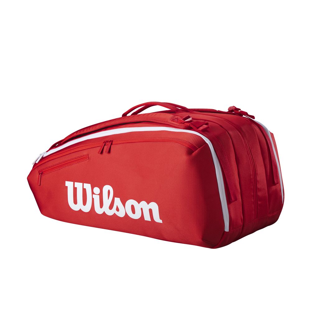 Wilson（ウイルソン） テニスバッグ・ケース SUPER TOUR RED 15PK