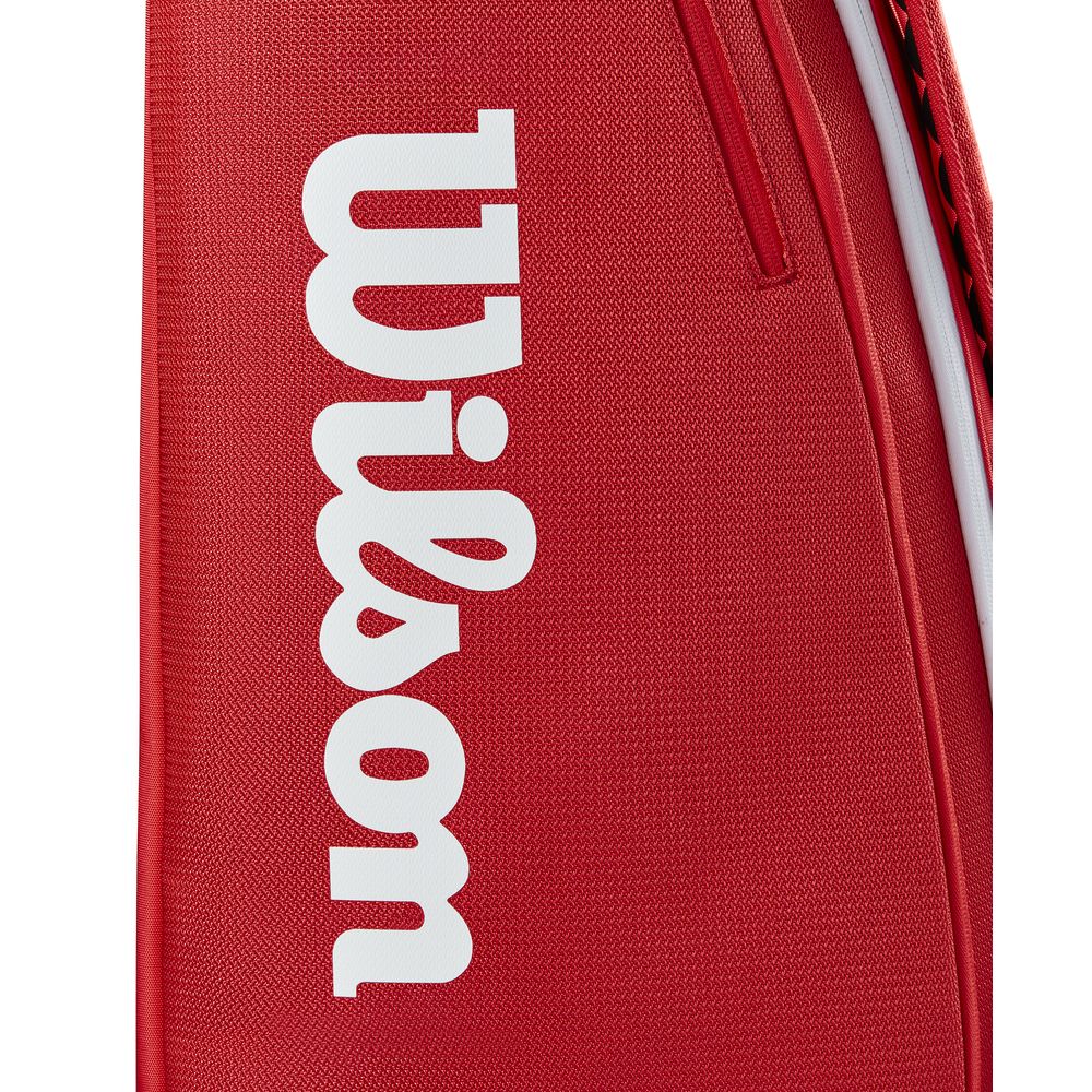 Wilson TOUR テニスラケットバッグ 大容量 THERMOGUARD 赤 美品 Wilson（ウイルソン） テニスバッグ・ケース SUPER TOUR RED 15PK
