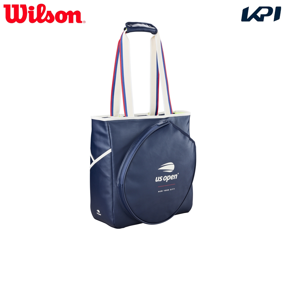 『即日出荷』ウイルソン Wilson テニスバッグ・ケース    US OPEN 2026 TENNIS TOTE Navy トートバッグ ネイビー WR8057201001
