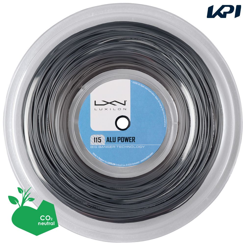 LUXILON - 「最短当日さし出し」「SDGs事業計画」ルキシロン 庭球ガット・より糸  ALU POWER 115 REEL アル力強さ115 200m渦巻形 WR8302101115 スポーツ-ガット