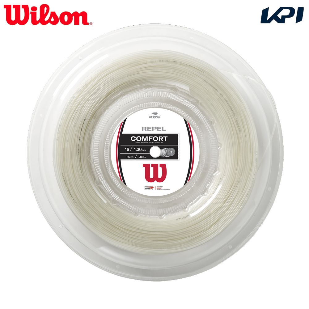 『即日出荷』ウイルソン Wilson テニスガット・ストリング REPEL 16 REEL Natural 16G リペル ナチュラル 200m WR831250116