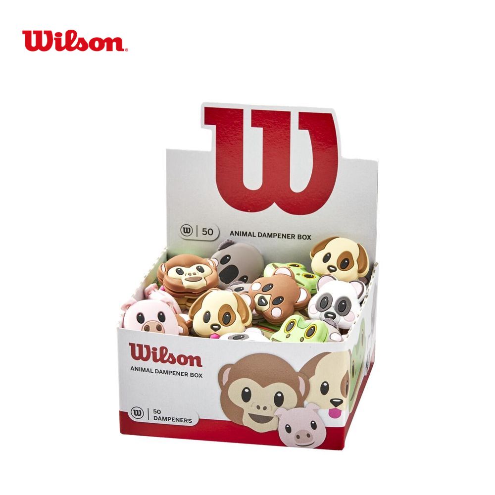 ウイルソン Wilson テニス振動止め  ANIMAL DAMPENER BOX アニマル ダンプナー50個入り WR8405001001『即日出荷』