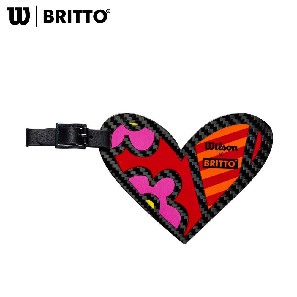 ¨в١٥륽 Wilson ƥ˥꡼  BRITTO BAG TAG ART Heart  Хå ϡ ֥åȥǥ WR8409601001  KPIॻ