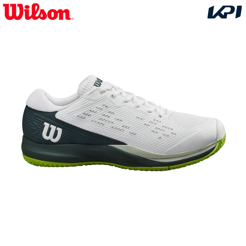 ウイルソン Wilson テニスシューズ メンズ   Rush Pro ACE AC ラッシュプロエース White Ponderosa JasmineGreen WRS331900『即日出荷』｜kpisports