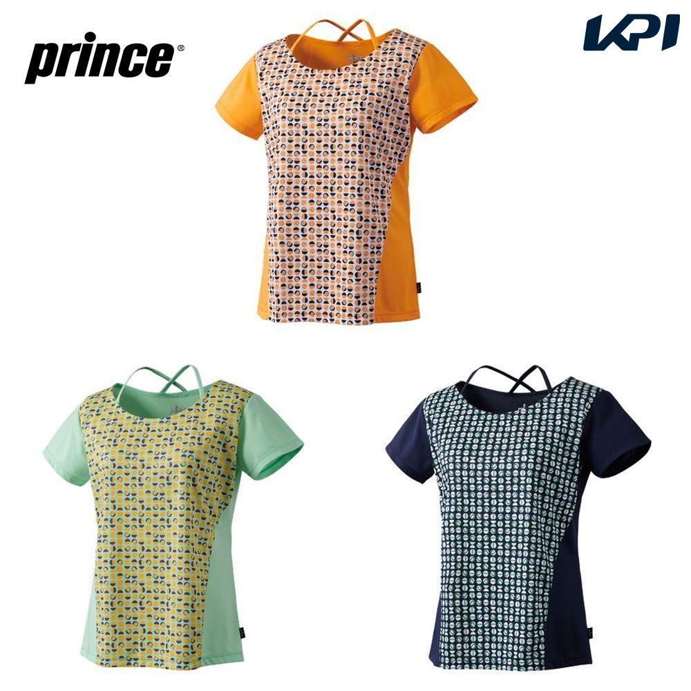 プリンス Prince テニスウェア レディース ゲームシャツ WS0019 2020SS 『即日出荷』｜kpisports