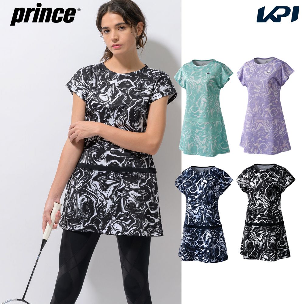 Prince - 【今季新作】Prince テニスウェア　ワンピース　WS3404 Prince プリンス テニスウェア レディース ワンピース WS3404